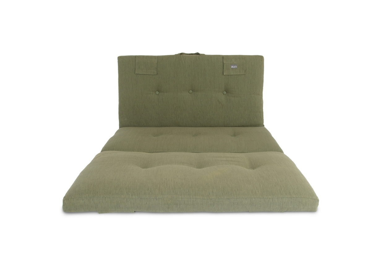 FC Lofa Sofa Half Rib Olive Green