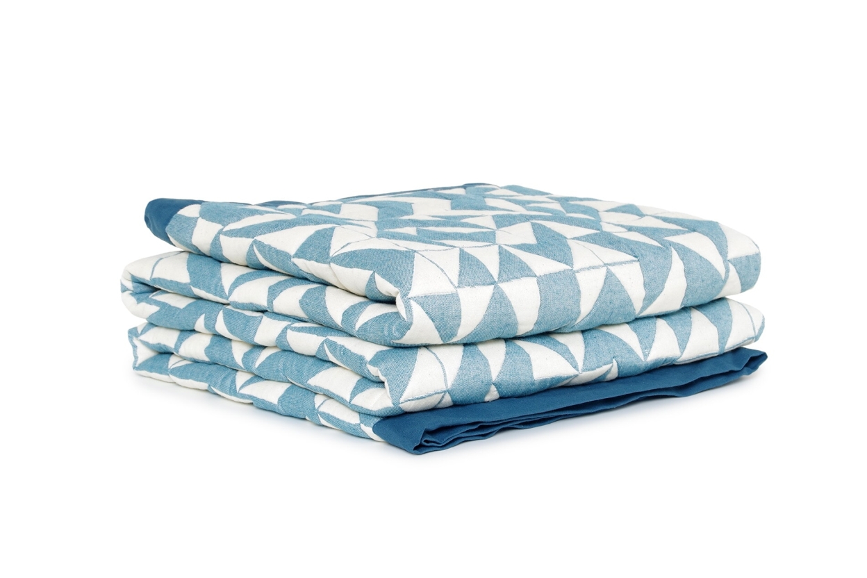 FC Origami Throw Oslo Blue