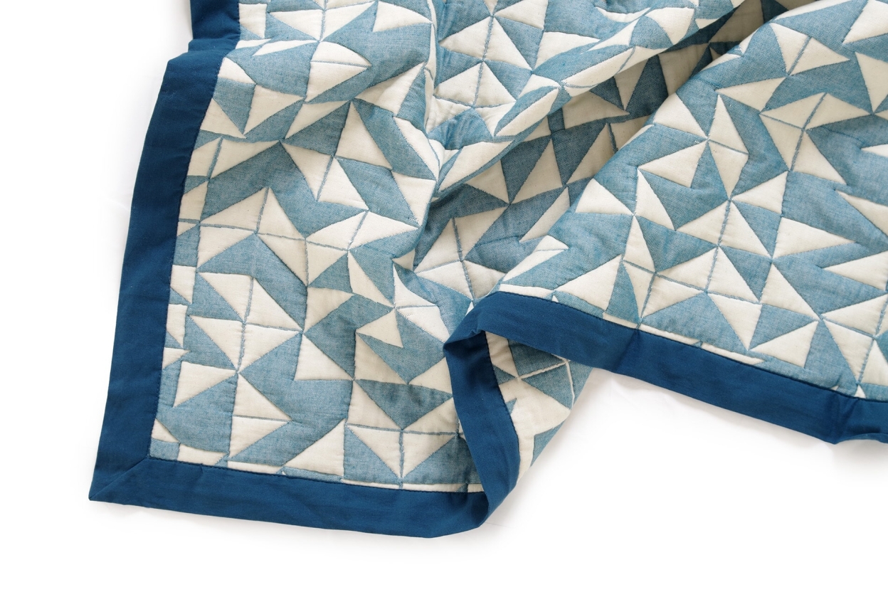 FC Origami Throw Oslo Blue