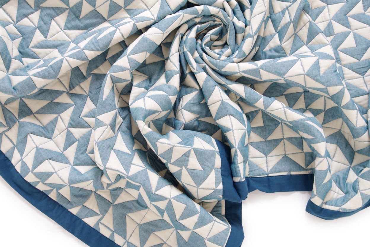 FC Origami Throw Oslo Blue