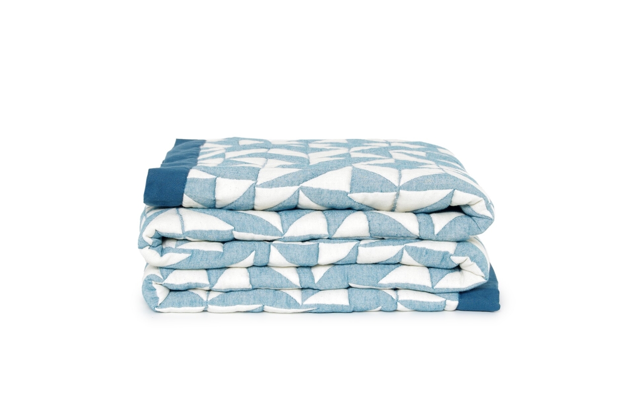 FC Origami Throw Oslo Blue