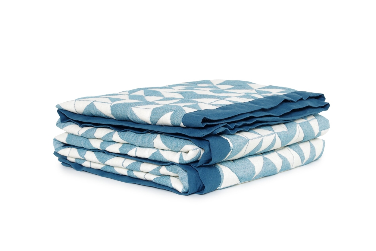 FC Origami Throw Oslo Blue