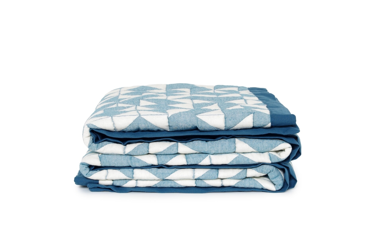 FC Origami Throw Oslo Blue