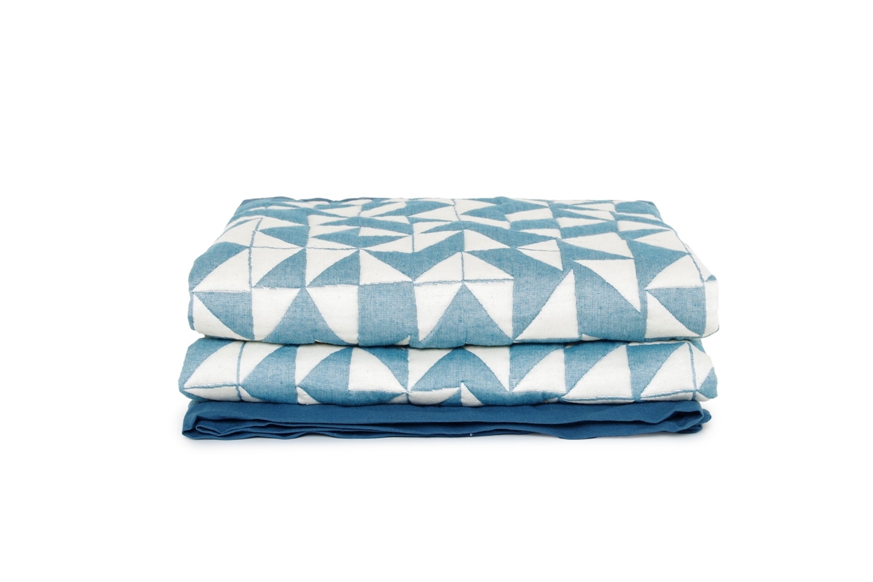 FC Origami Throw Oslo Blue