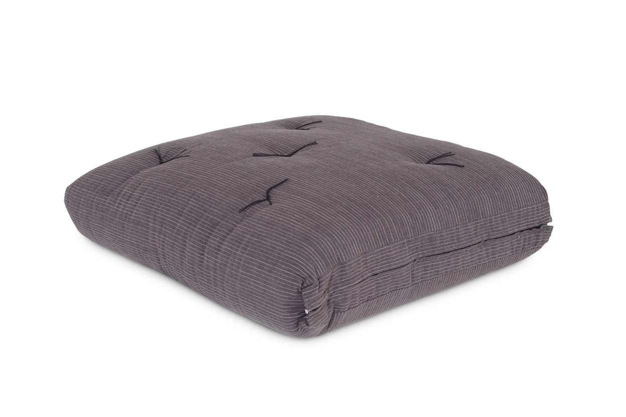 FC Zip Up Half Rib Charcoal