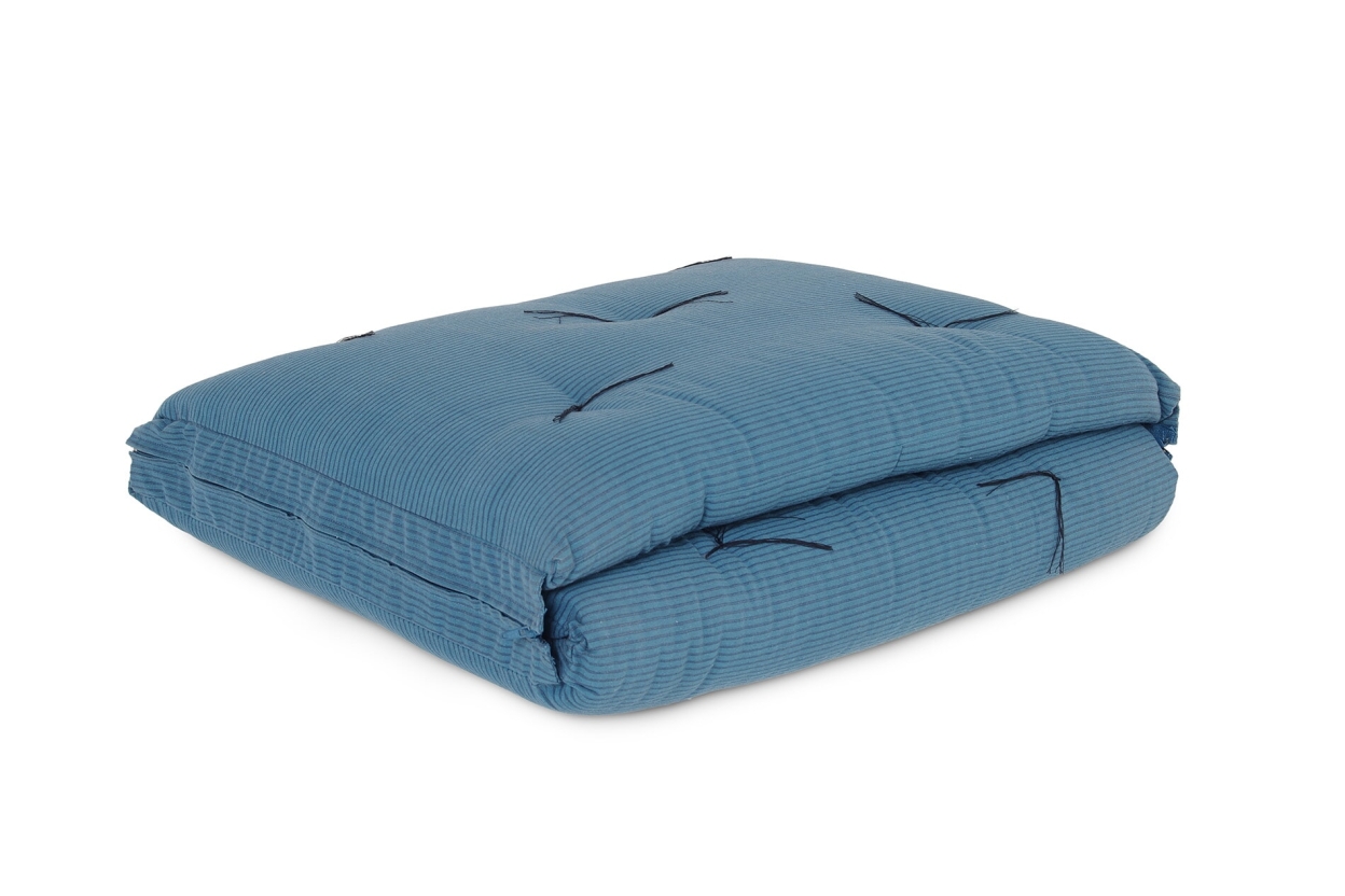 FC Zip Up Half Rib Oslo Blue