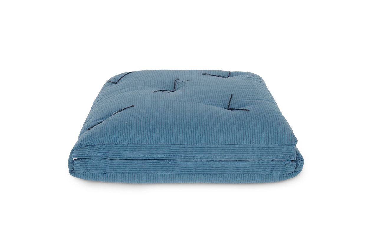 FC Zip Up Half Rib Oslo Blue