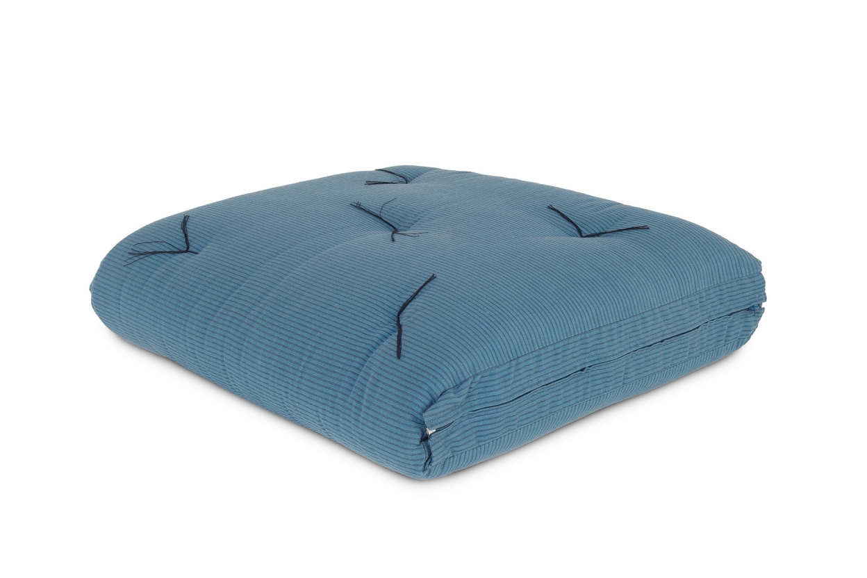 FC Zip Up Half Rib Oslo Blue