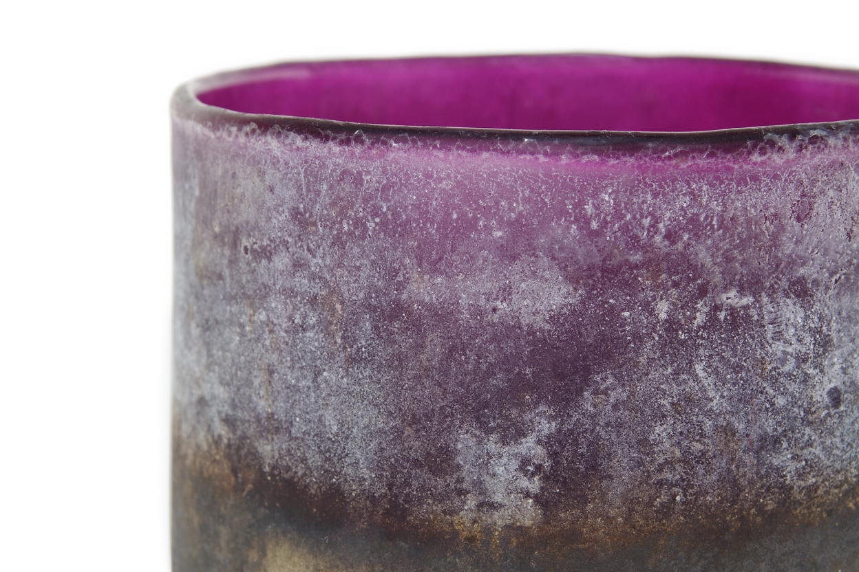 Lumo Glass Nerja Pot (Mulberry)