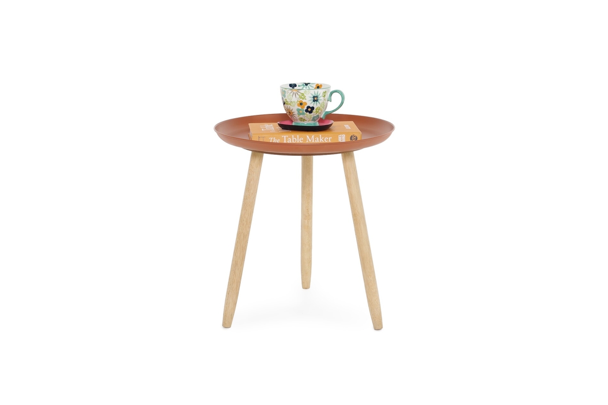 FC Disuku Metal Tables Terracotta