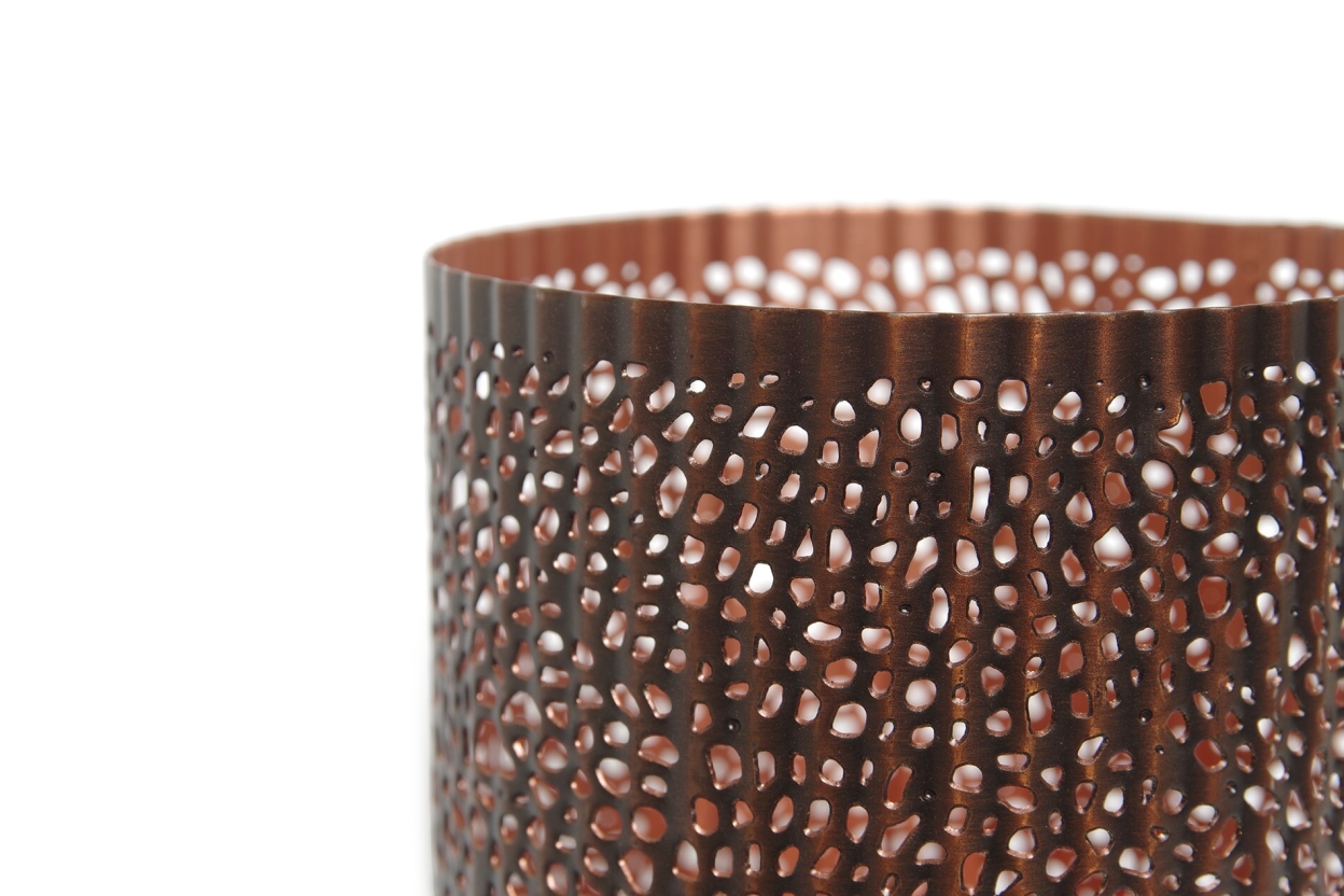 FC Fureto Metal Tea Lights Copper