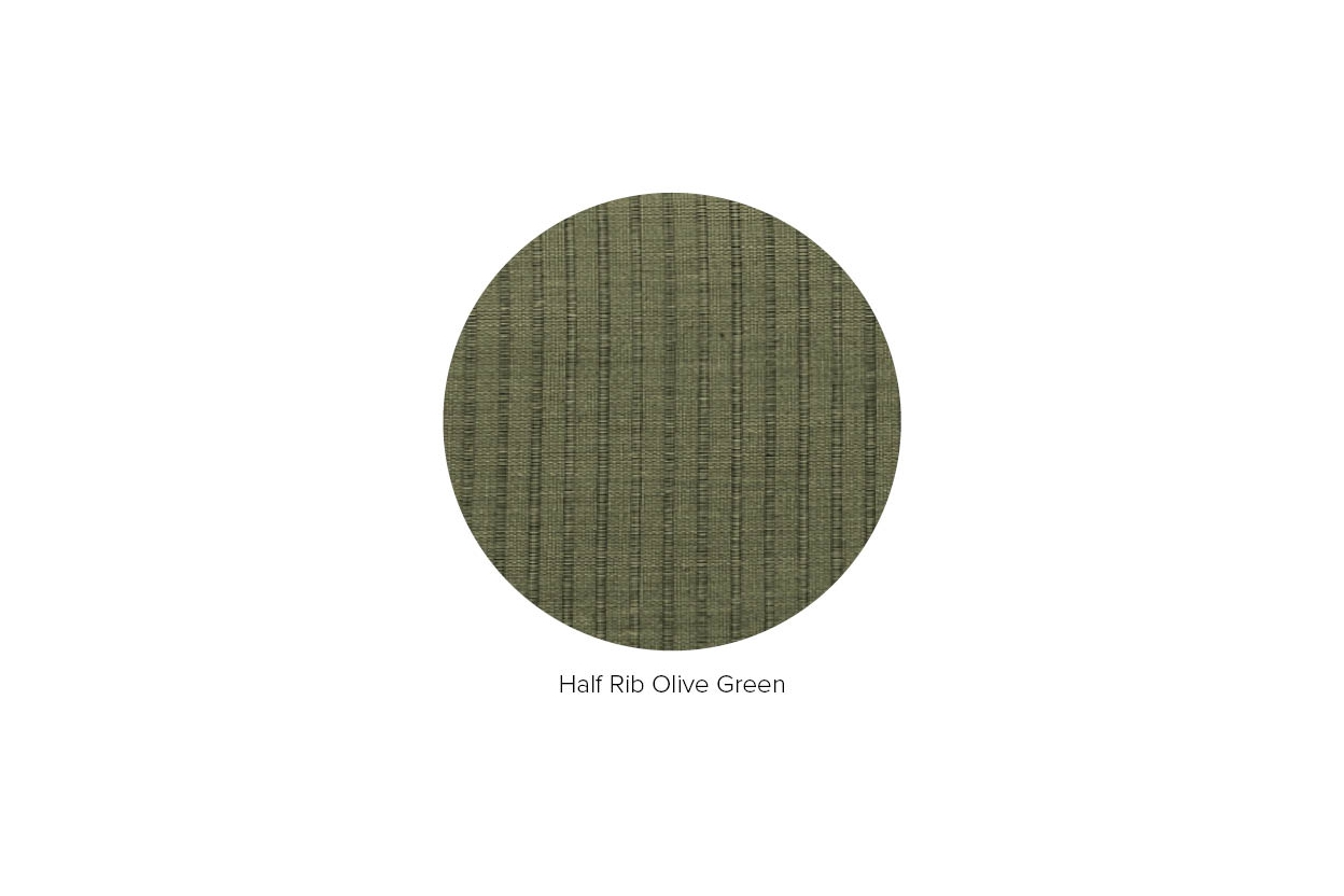 Half Rib Olive Green Seater V