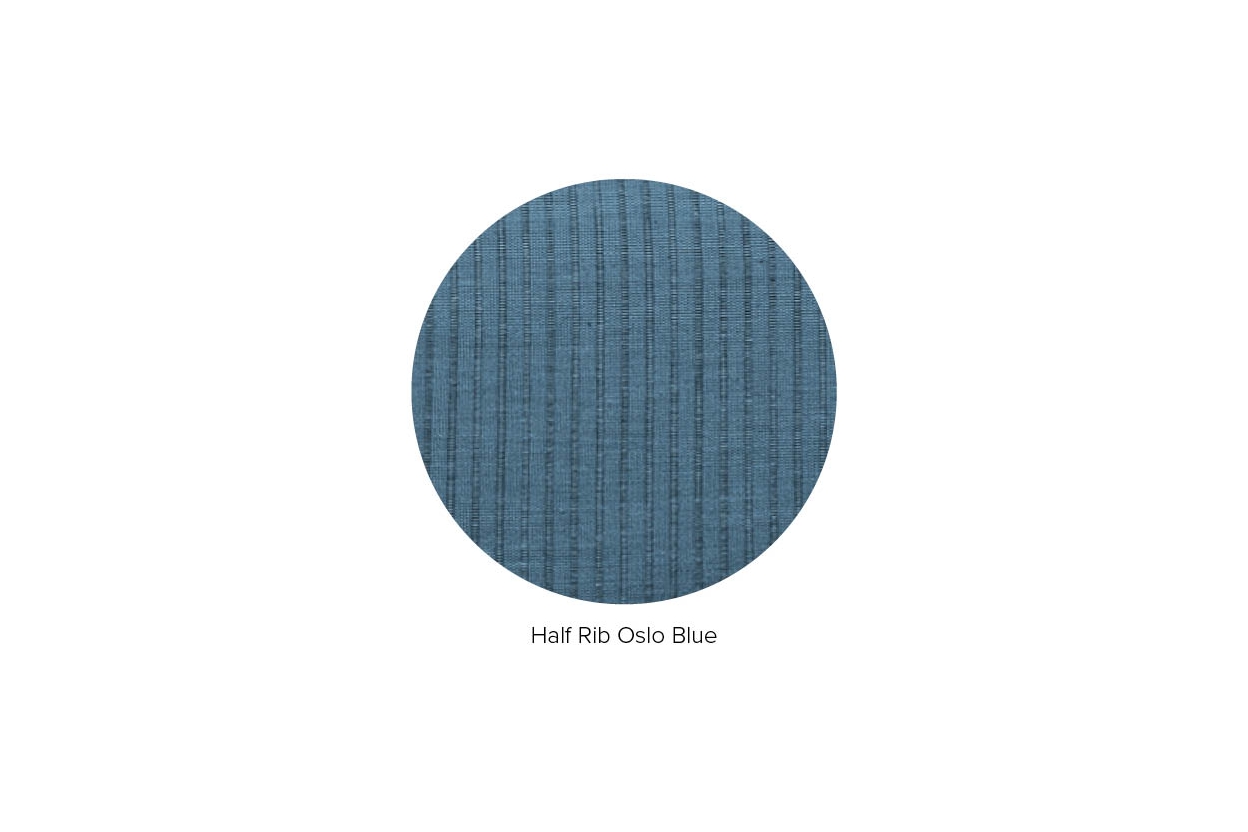 Half Rib Oslo Blue Seater