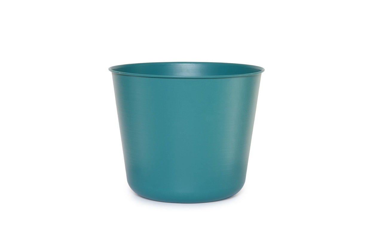 FC Circe Metal Plant Pots Teal N Ct