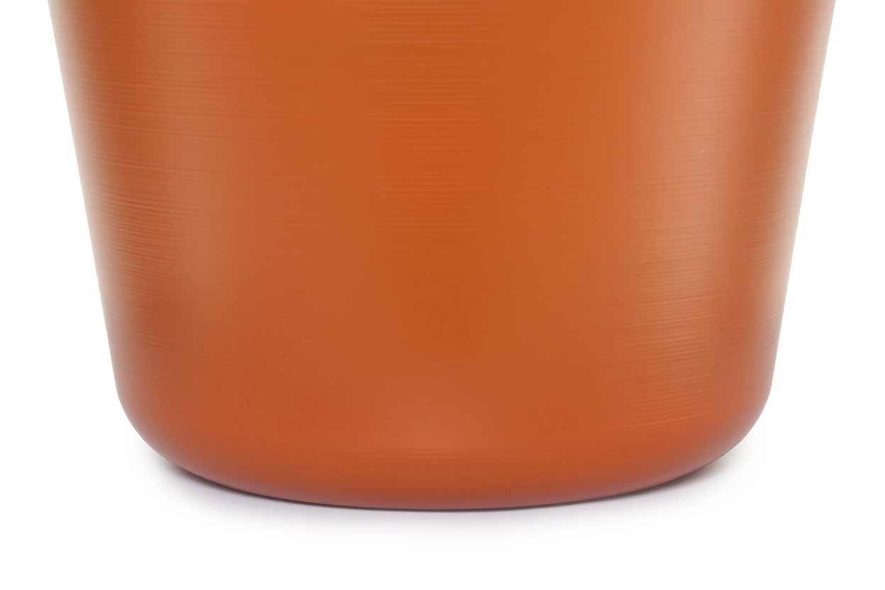 FC Circe Metal Plant Pots Terracotta