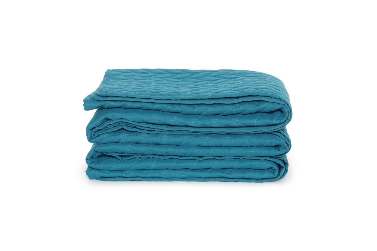 FC Mori Quilted Bedspread Dark Teal