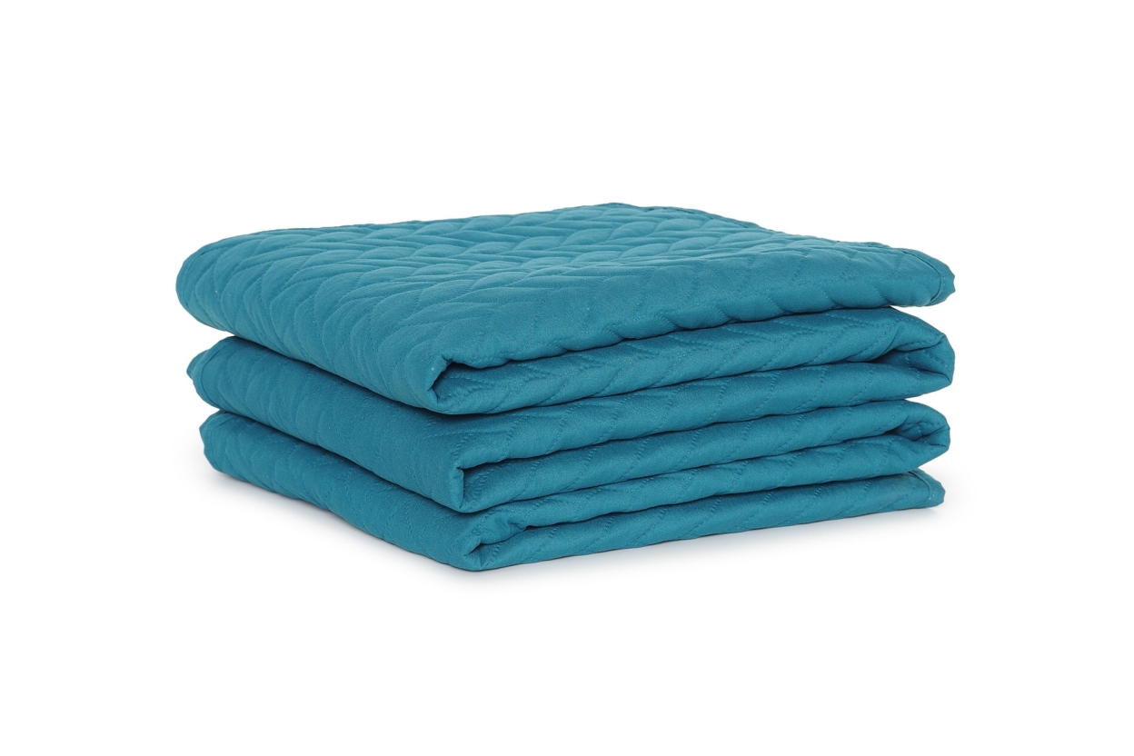 FC Mori Quilted Bedspread Dark Teal N