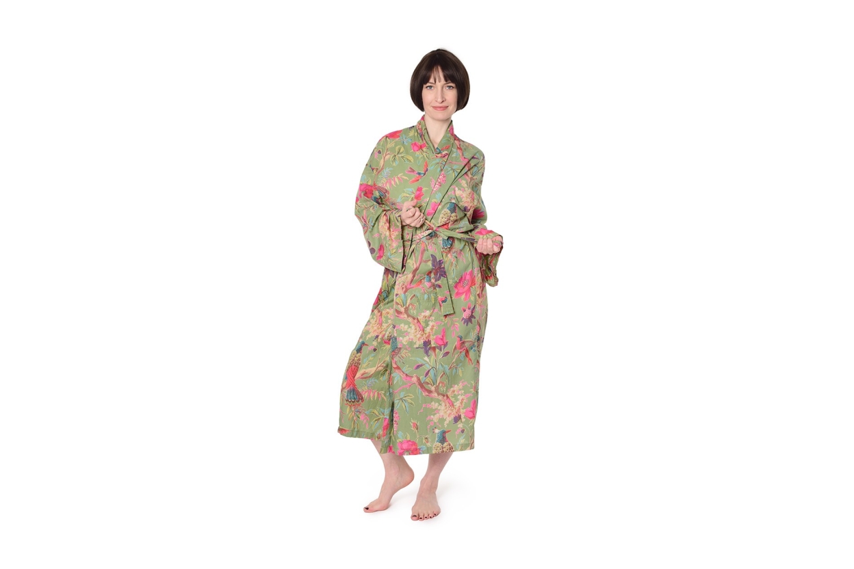FC Paradise Cotton Bathrobe Aspen Green