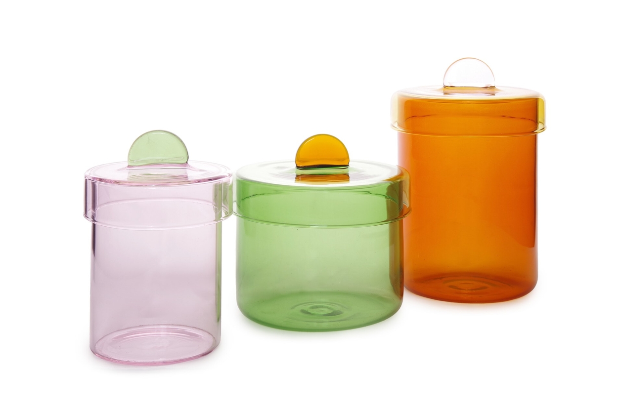 FC Poppett Glass Pots