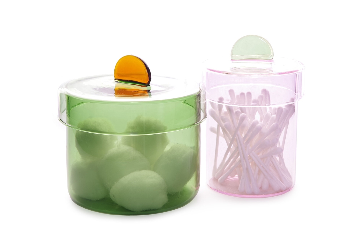 FC Poppett Glass Pots