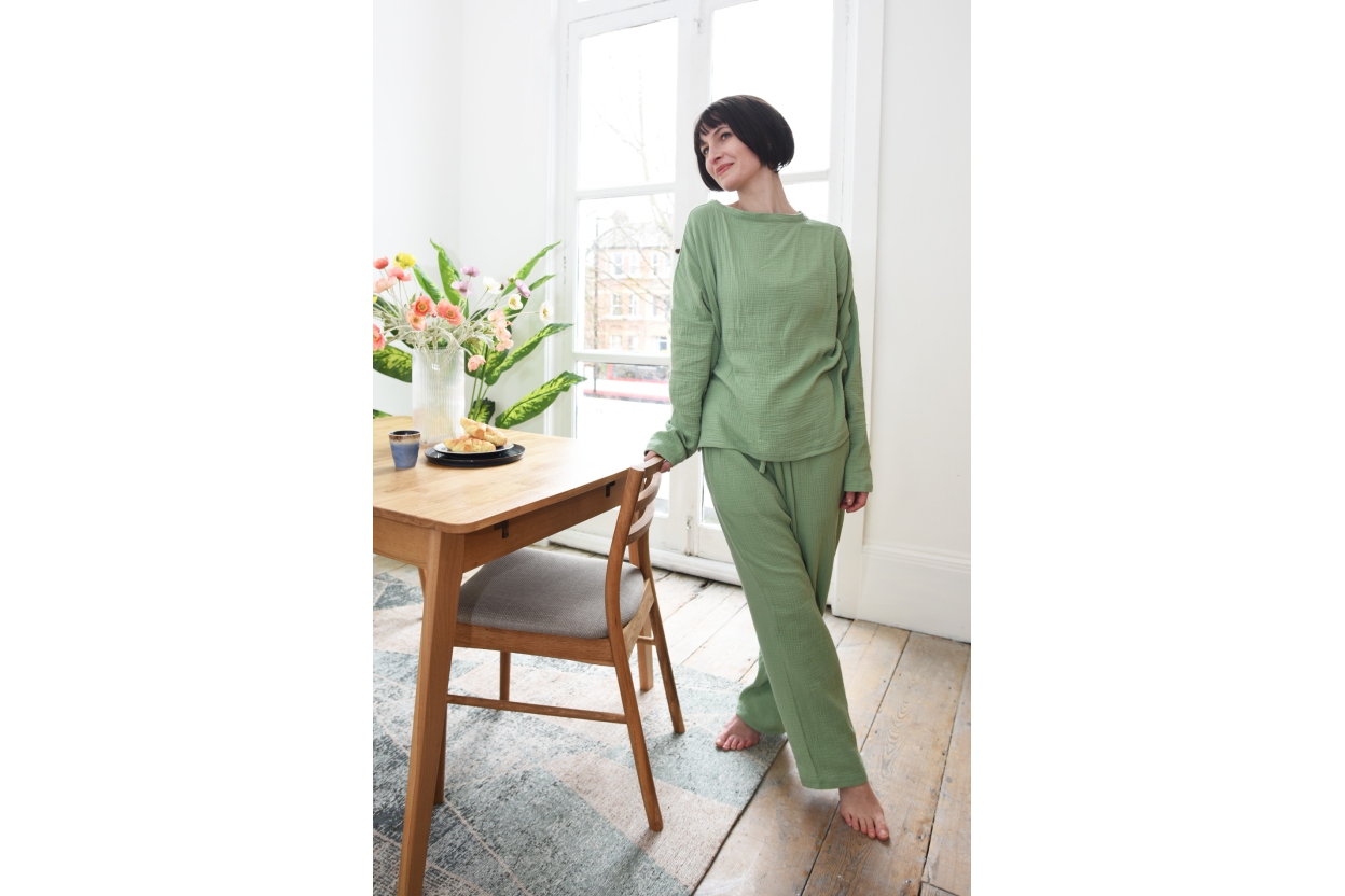 FC Itoko Pyjamas Green New Cross LS