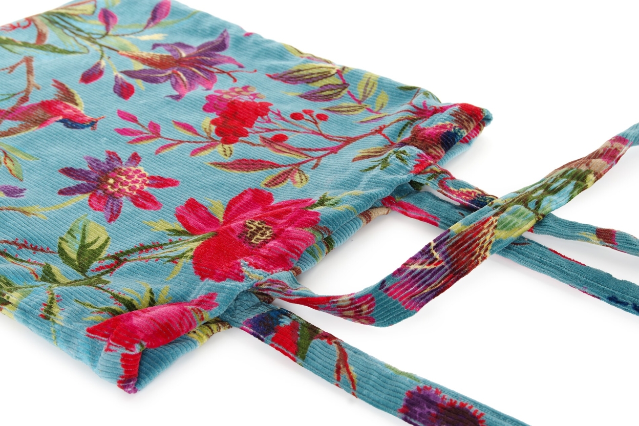 FC Paradise Corded Tote Bag Dark Teal