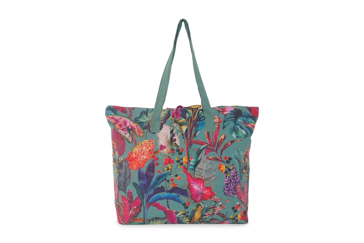 FC Tropical XL Tote Bag Dark Teal