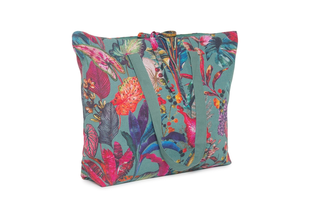 FC Tropical XL Tote Bag Dark Teal