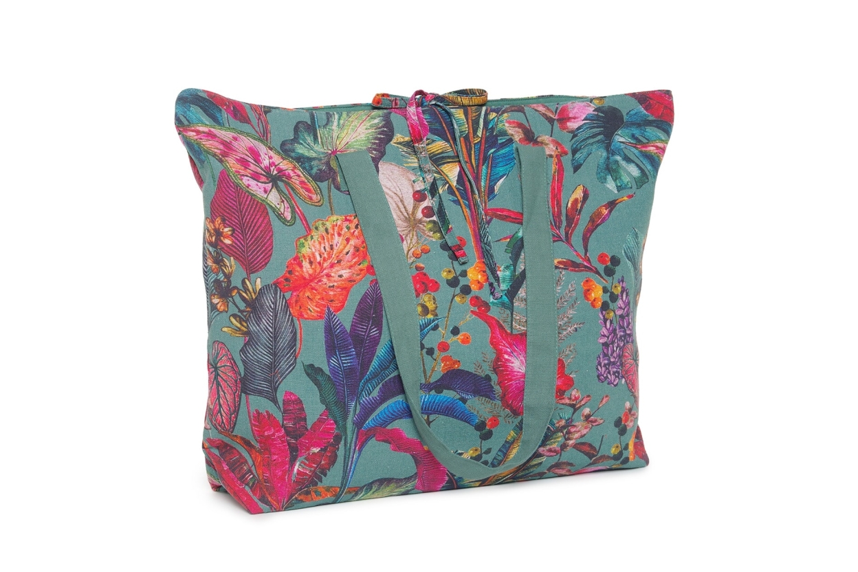 FC Tropical XL Tote Bag Dark Teal