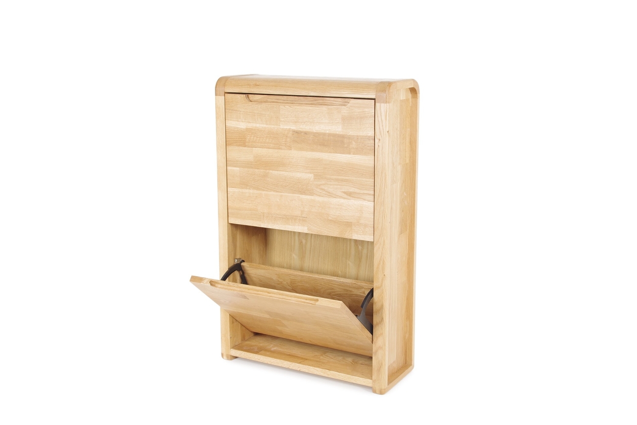 FC Loop Oak Shoe Cabinet