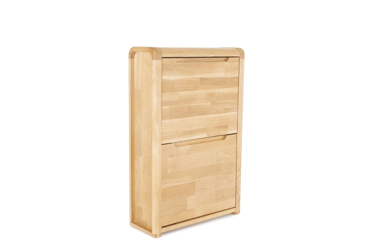 FC Loop Oak Shoe Cabinet