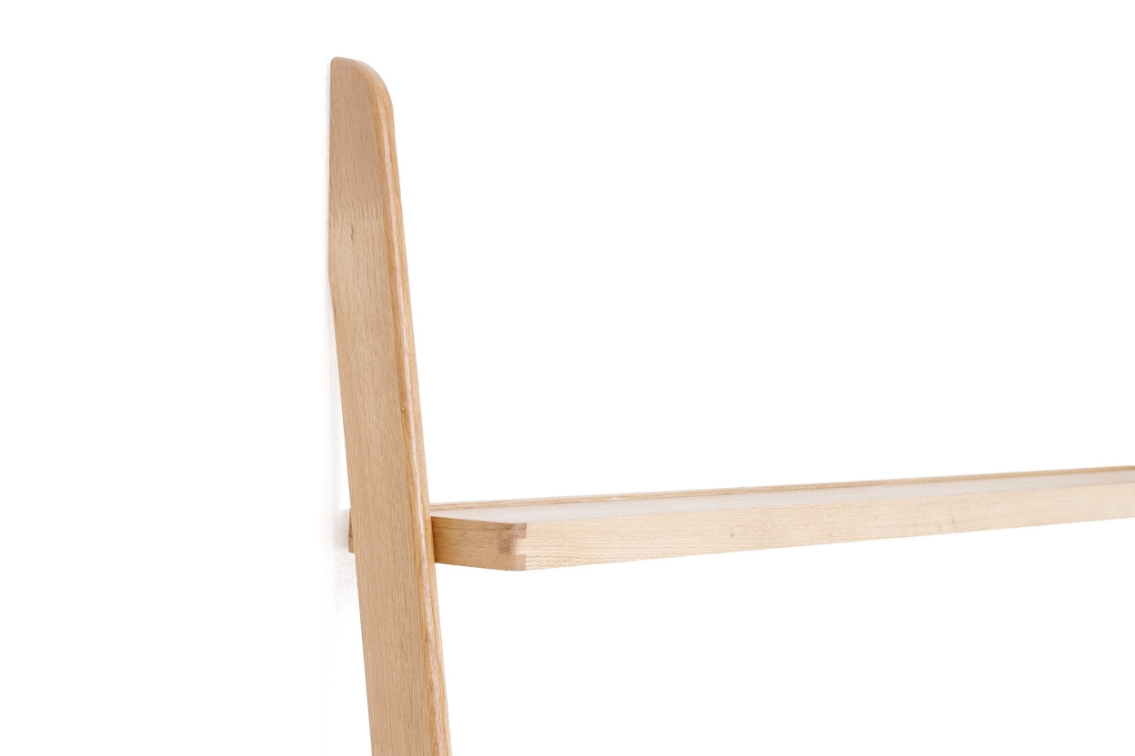 FC Oak Rounded Wide Ladder Desk