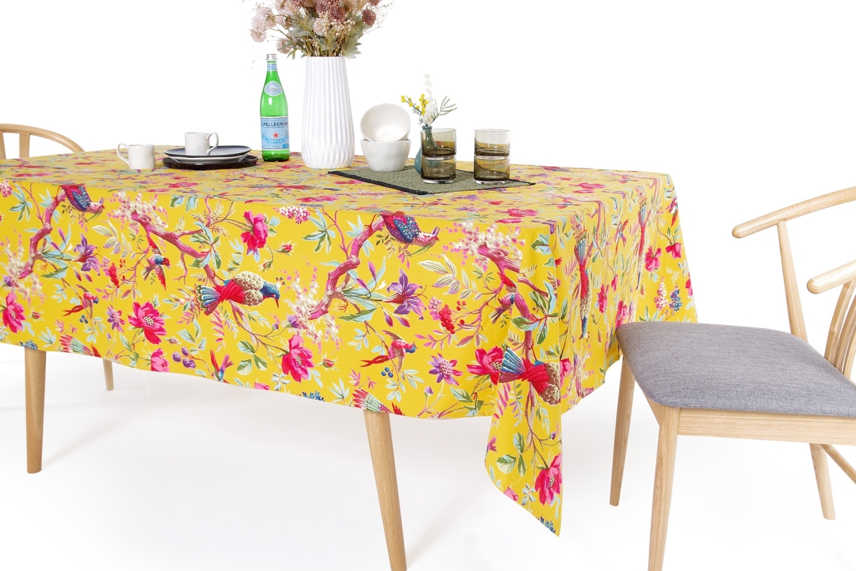 FC Paradise Table Cloth Mimosa Yellow