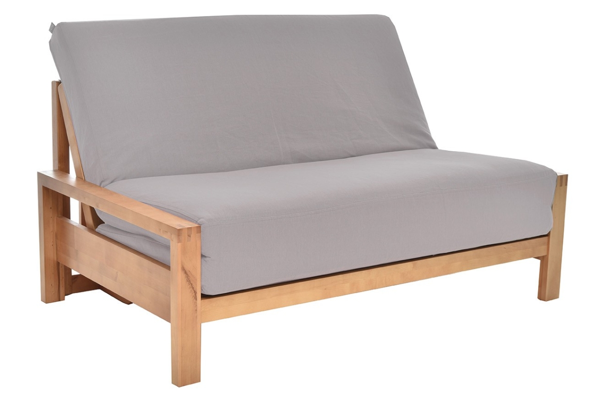 2 Seater Cover For Panel Mattress Handloom Cloud Grey