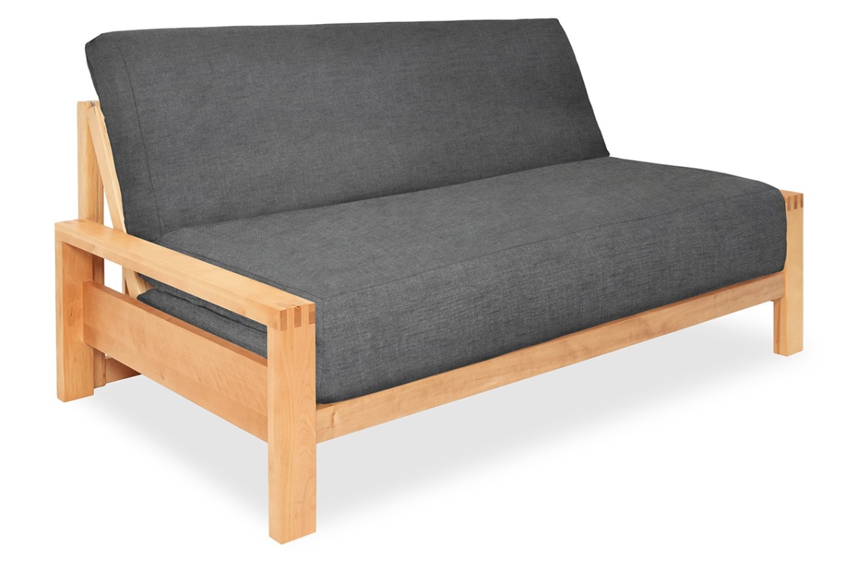 Birch Quad Seater Ultimate Futon Cosy Weave Graphite