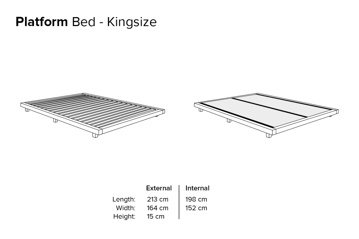 Platform Bed Kingsize