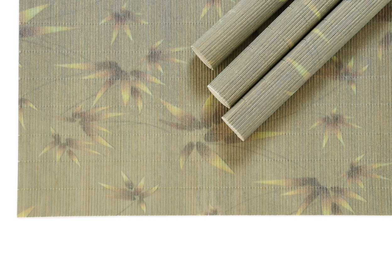 Sasa Bamboo Placemats set of 4 (Olive Green) Sasa Bamboo Placemats set of 4 (Olive Green)