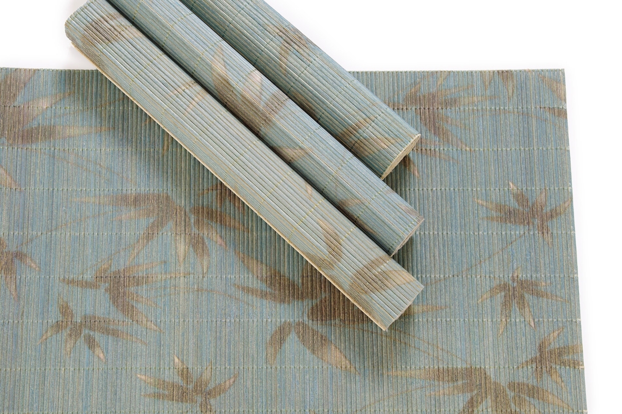 Sasa Bamboo Placemats set of 4 (Oslo Blue)