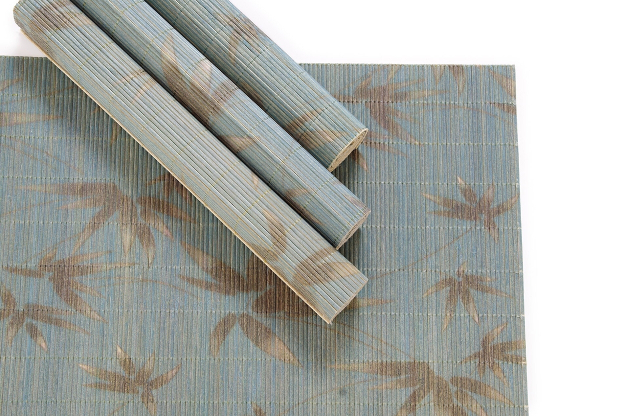Sasa Bamboo Placemats set of 4 (Oslo Blue)