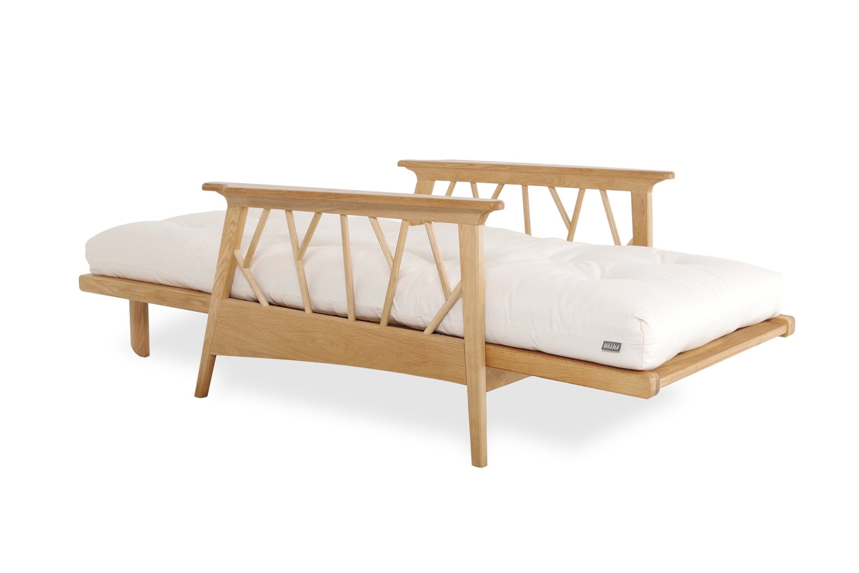 FC Mori Oak Single Sofa Bed