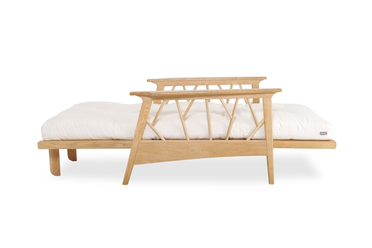 FC Mori Oak Single Sofa Bed