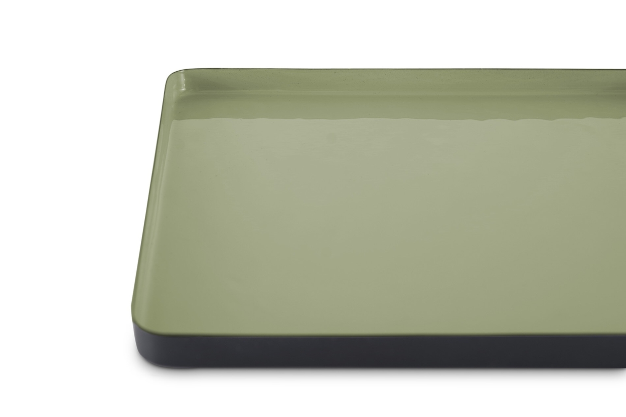 FC Enamel Square Tray Large