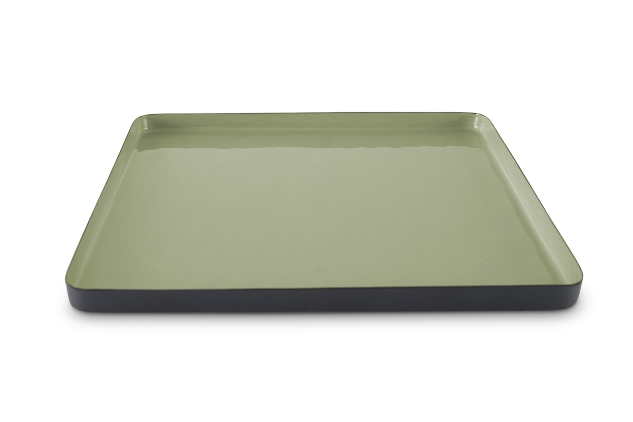 FC Enamel Square Tray Large