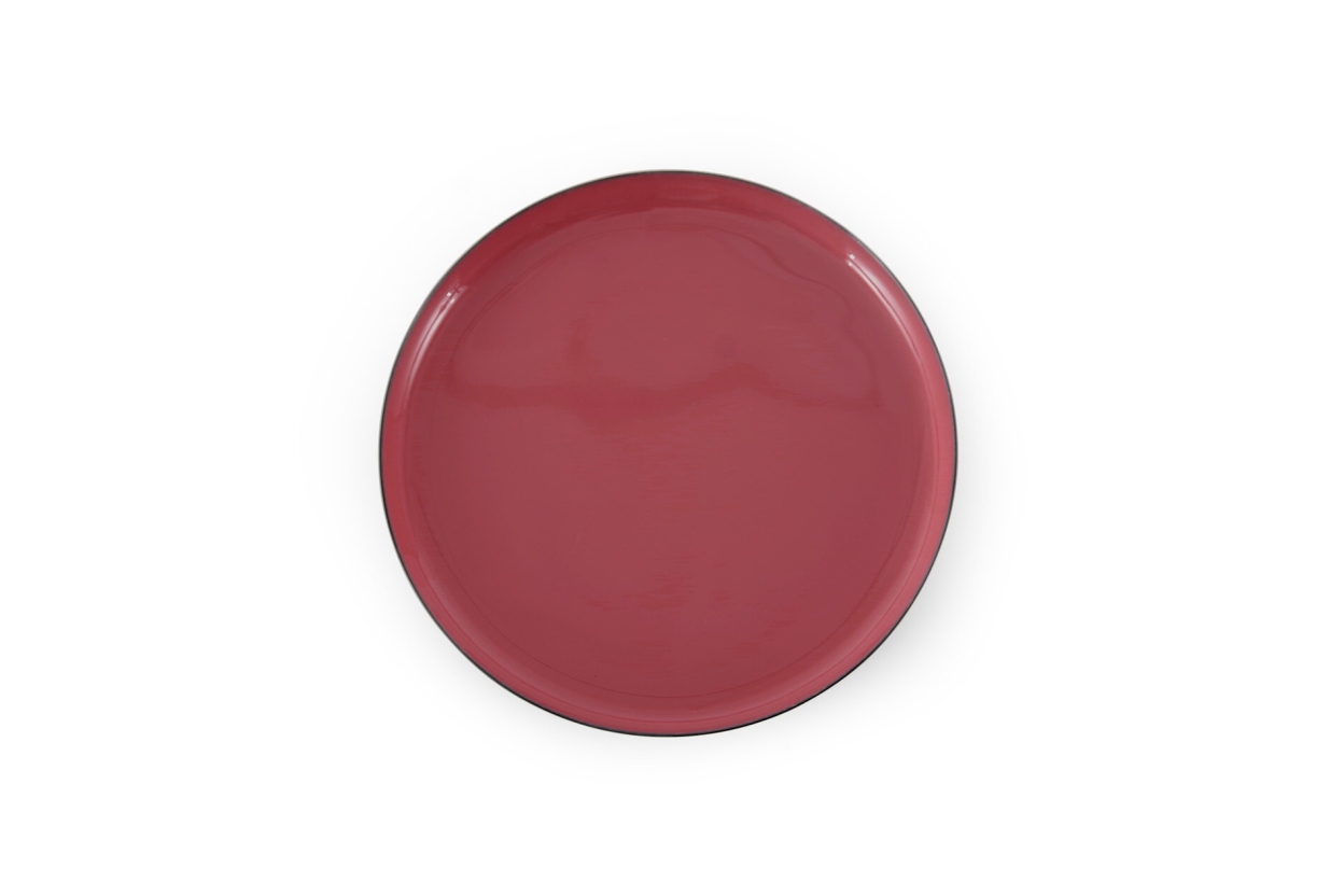 FC Round Enamel Coaster Jasper Red Wss Nd