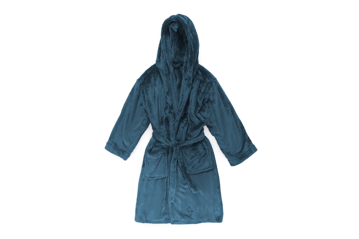FC Deep Fleece Bathrobe Legion Blue