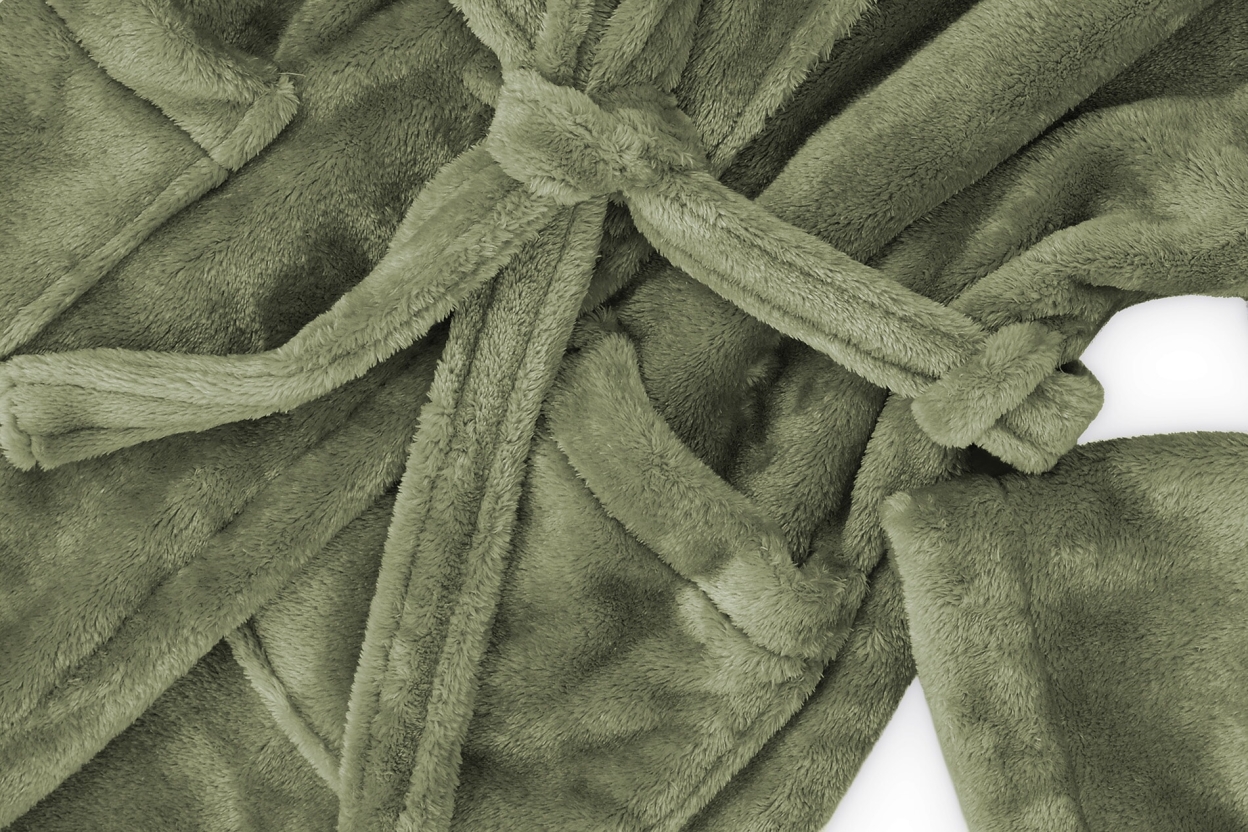 FC Deep Fleece Robe Deep Olive
