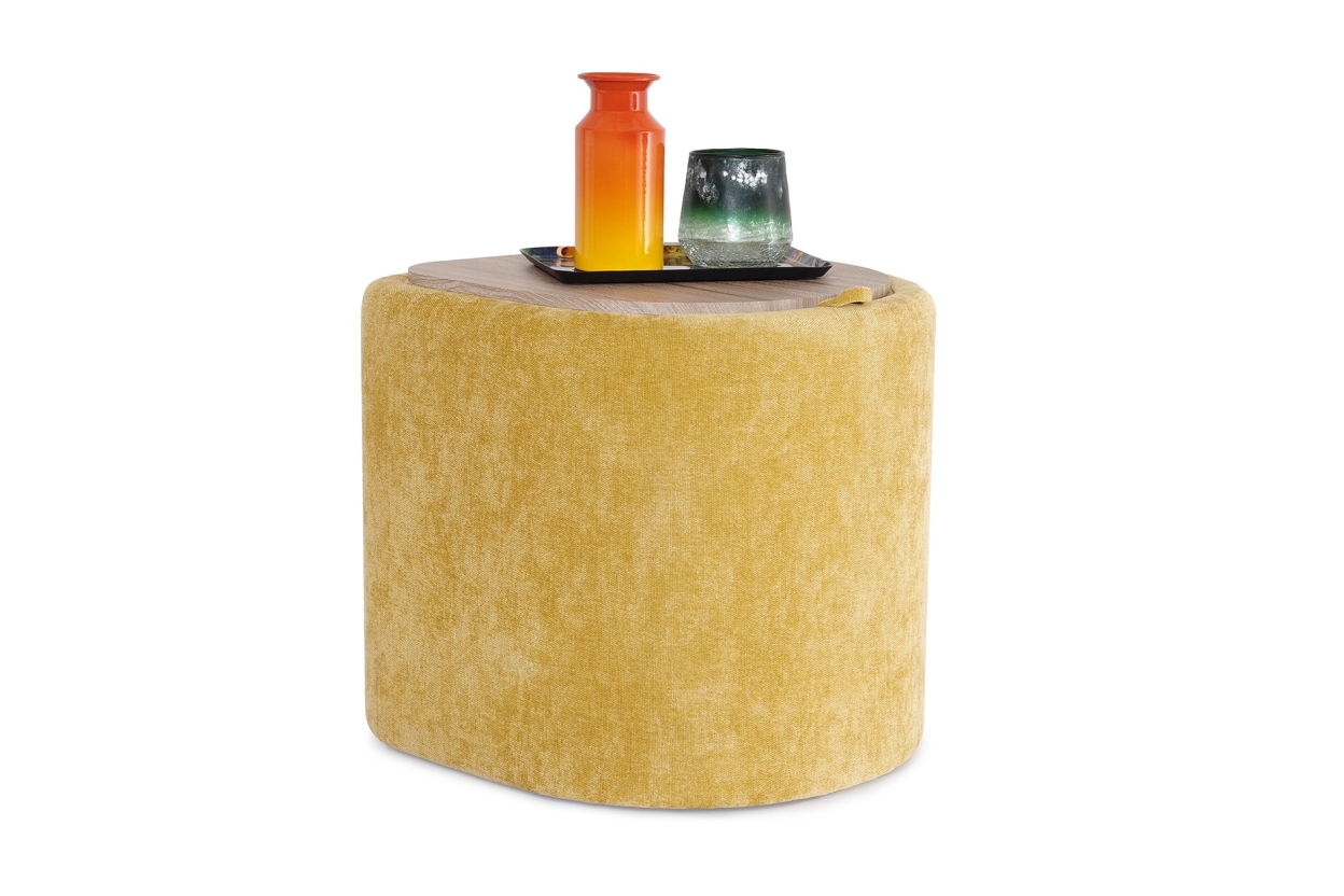 Bay Storage Stool (Sauterne)