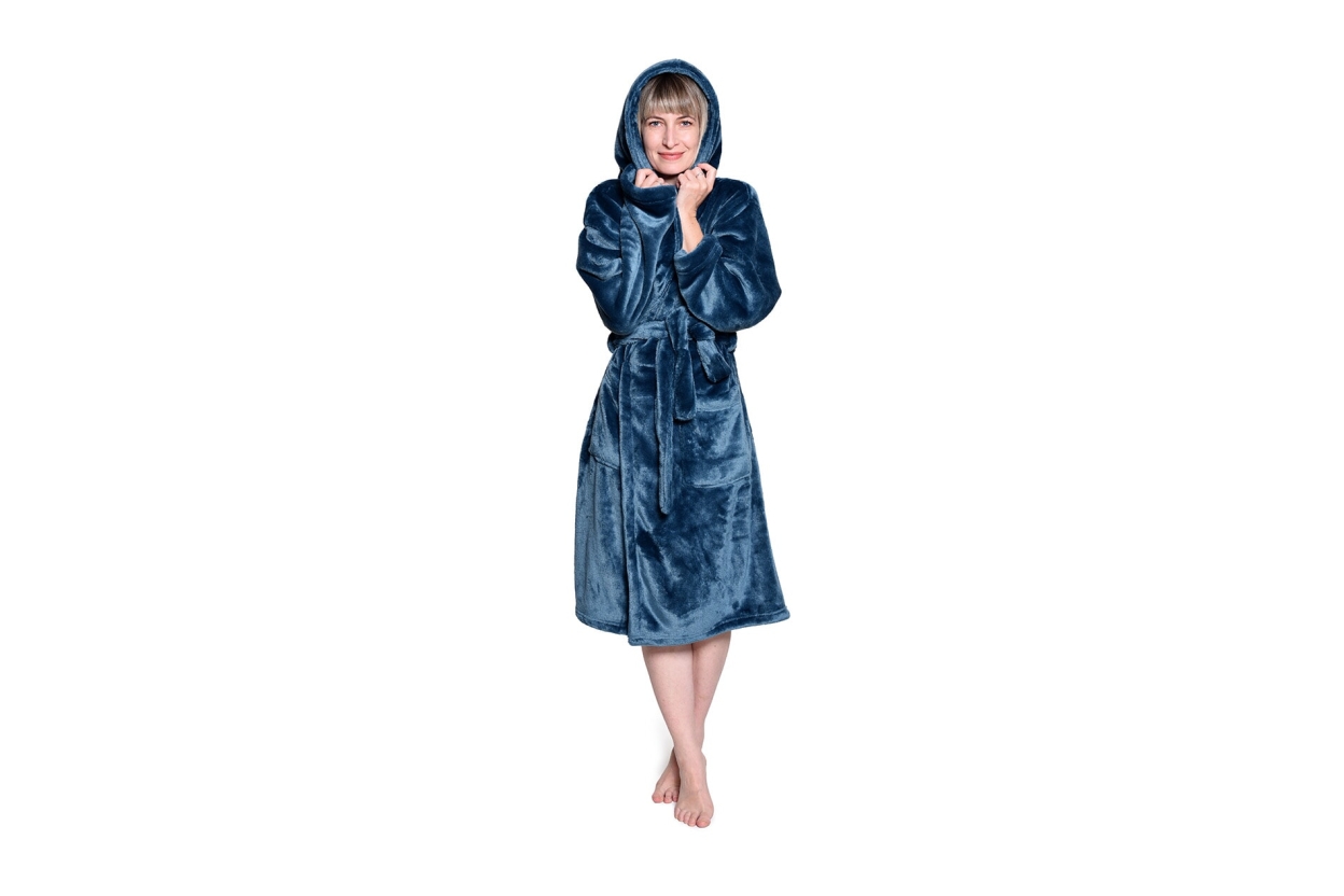 FC Deep Fleece Robe Legion Blue
