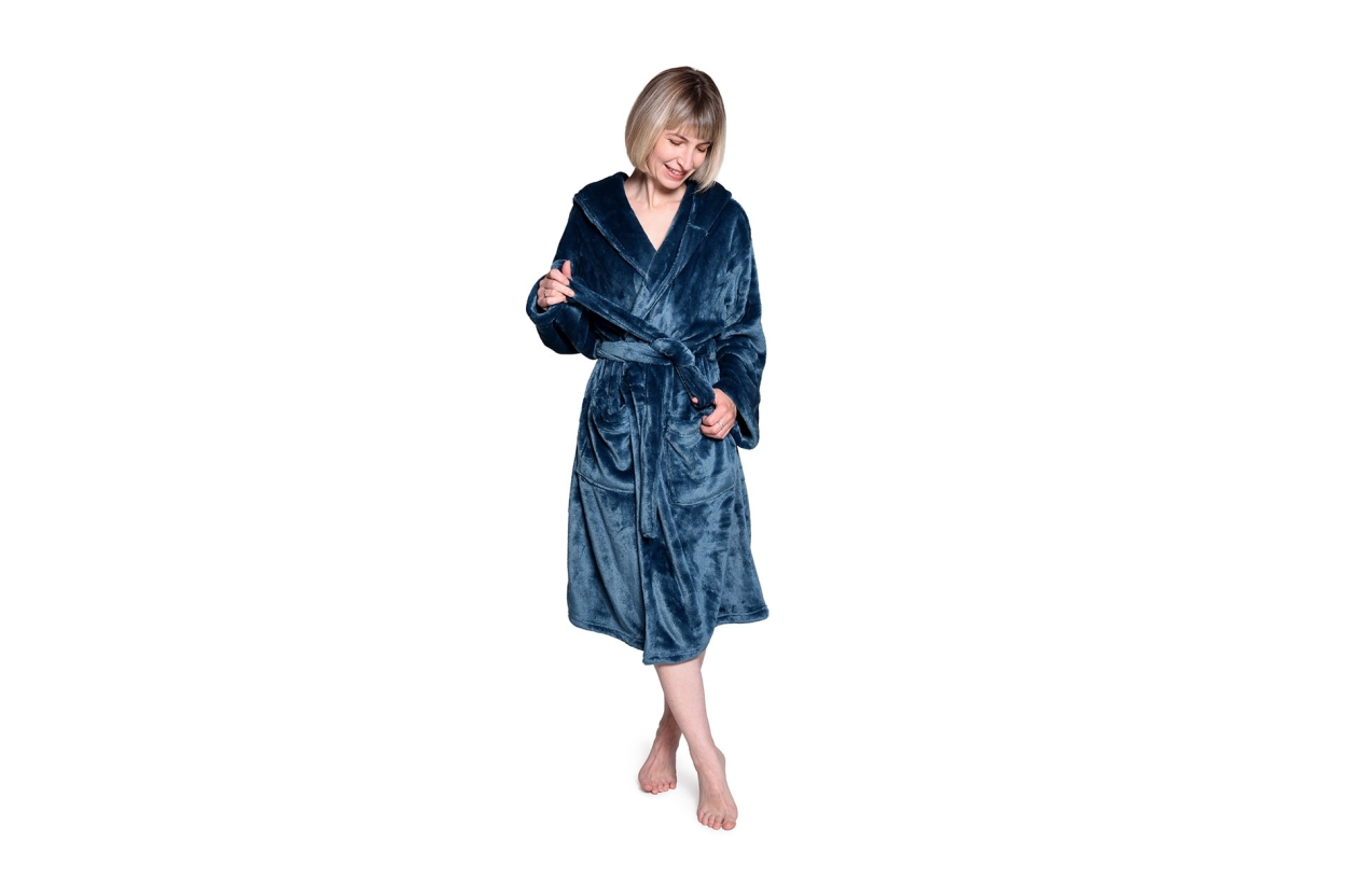 FC Deep Fleece Robe Legion Blue