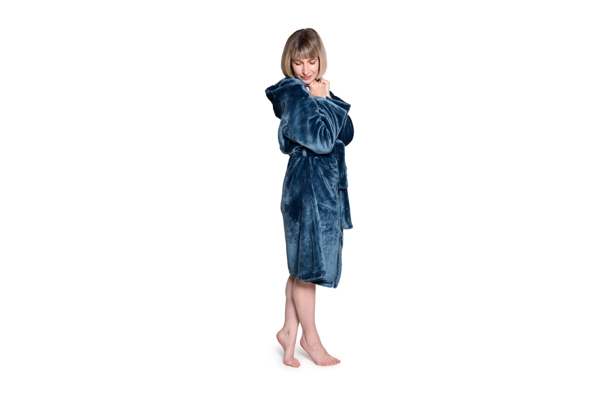 FC Deep Fleece Robe Legion Blue